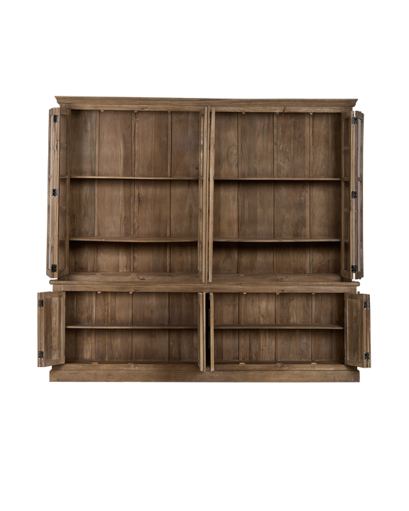 Wood Cabinet - Bleached