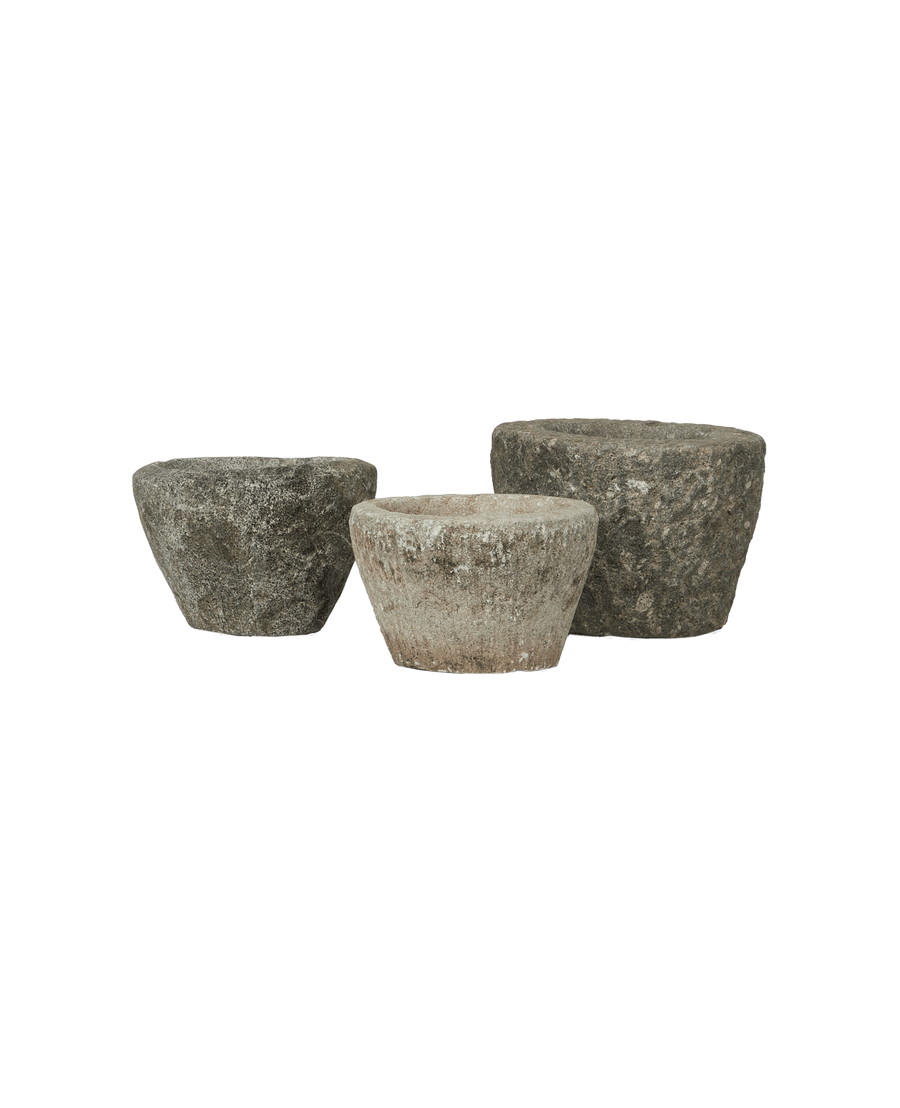 Vintage Stone Mortar from China made of Stone