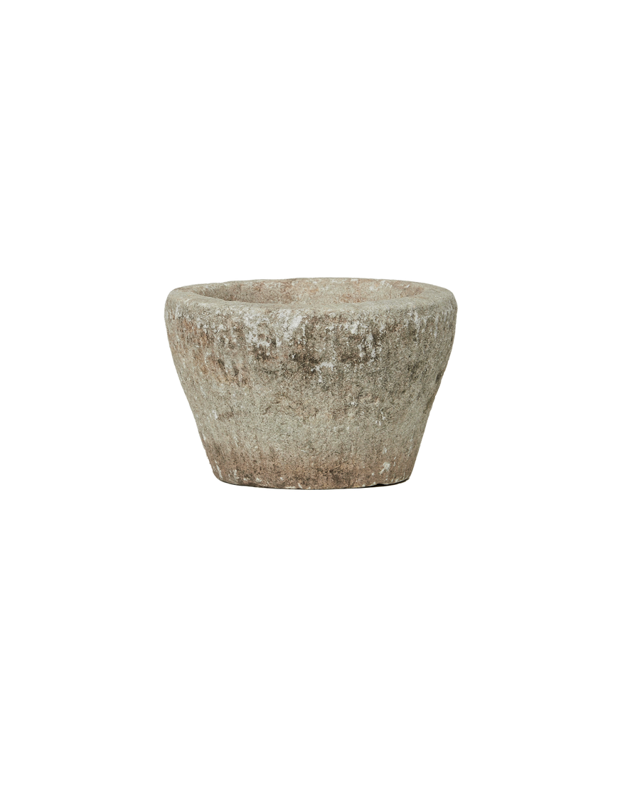 Vintage Stone Mortar from China made of Stone