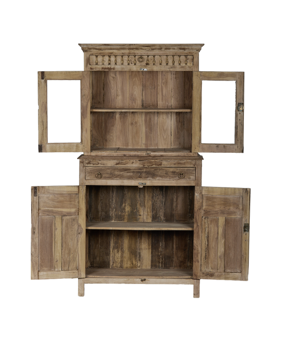 Wood Cabinet - Bleached