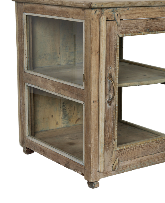 Wood Cabinet - Bleached