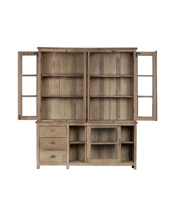 Wood Cabinet - Bleached