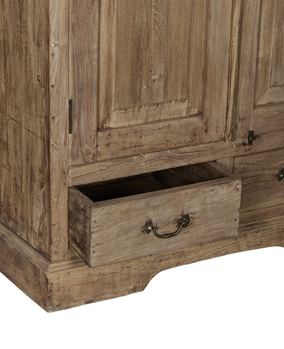 Wood Cabinet - Bleached