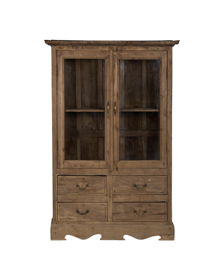 Wood Cabinet - Bleached
