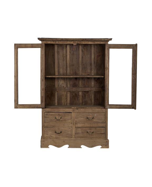 Wood Cabinet - Bleached
