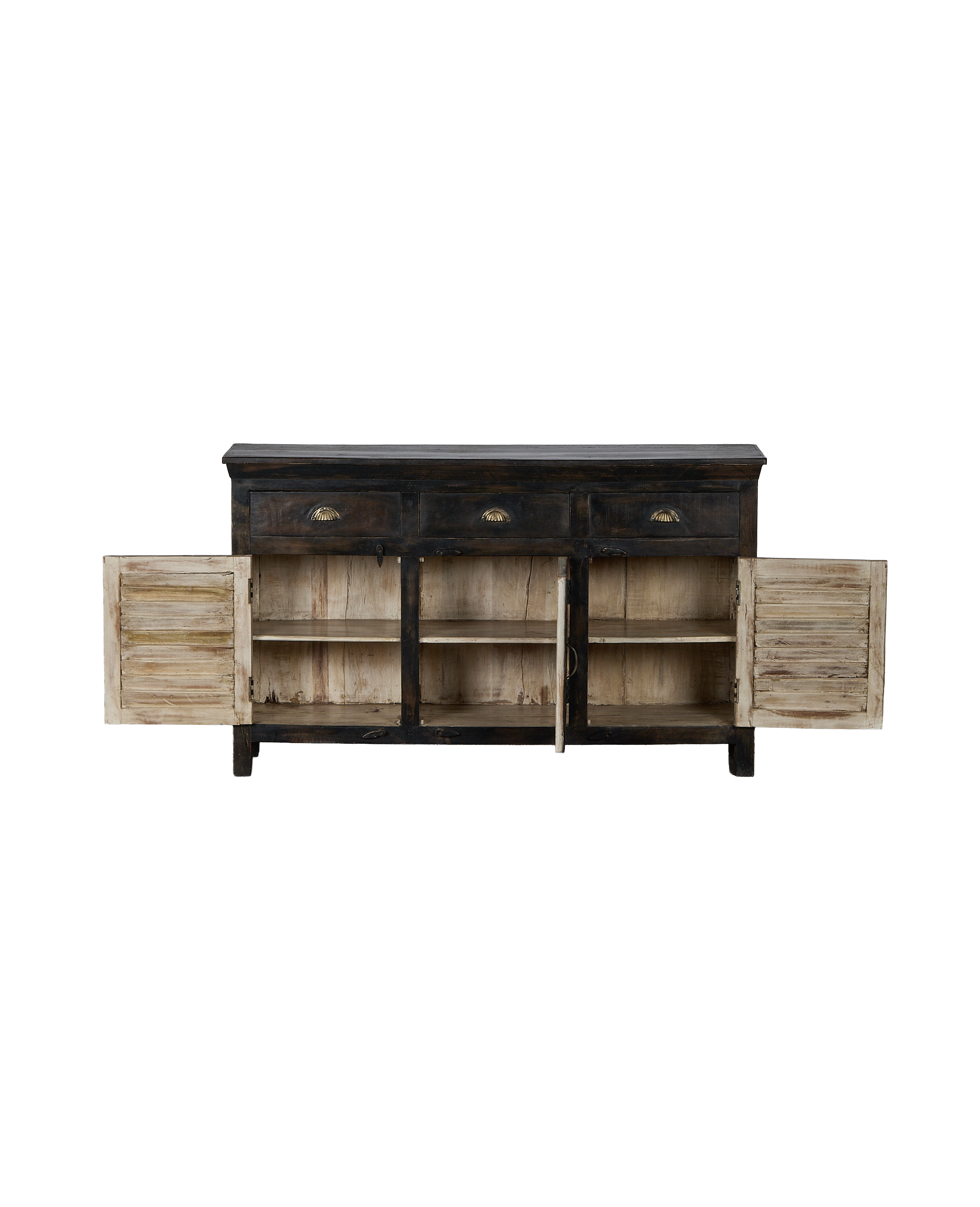 Wood Sideboard - Stained