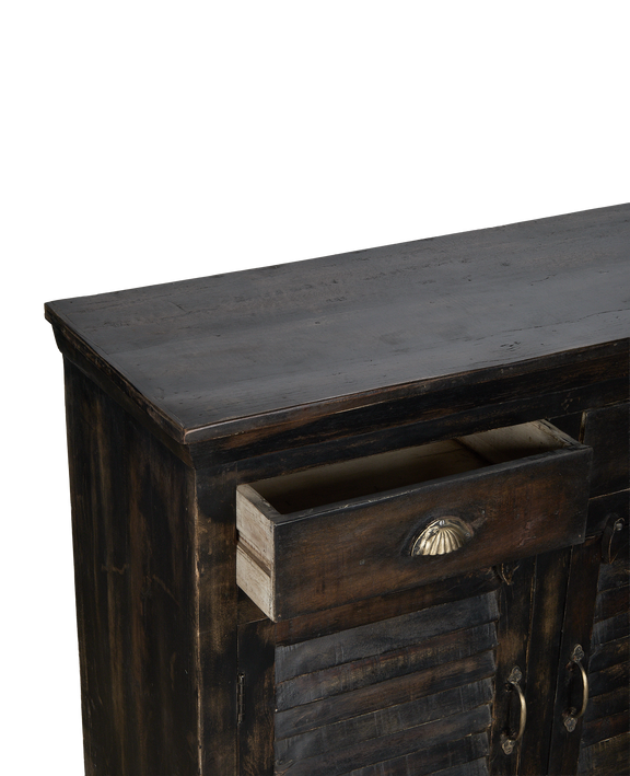 Wood Sideboard - Stained