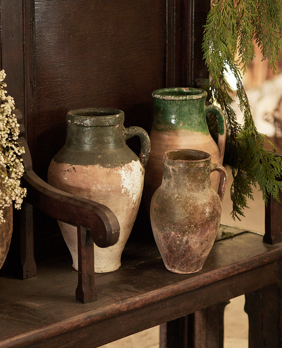 Vintage Drip Vase from Turkey made of Ceramic