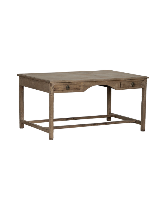 Wood Desk - Bleached