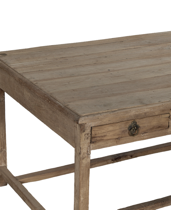 Wood Desk - Bleached