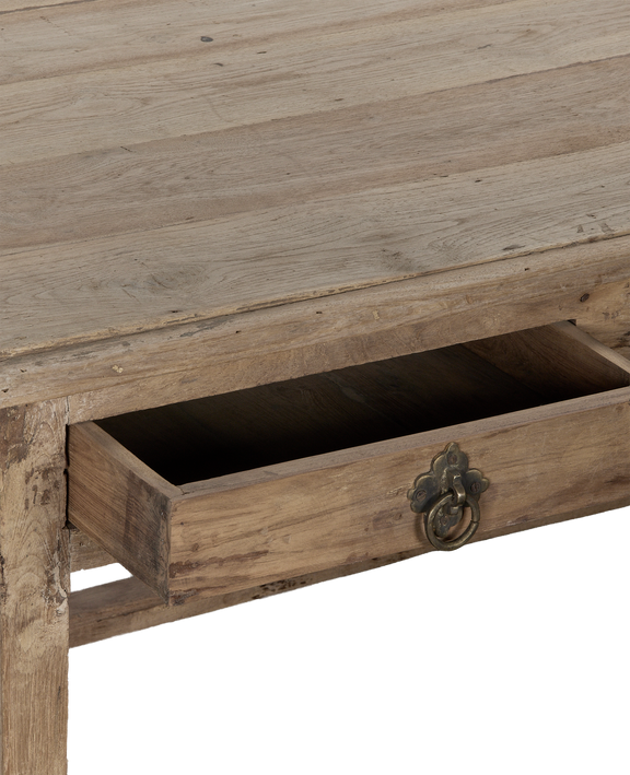 Wood Desk - Bleached