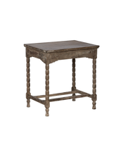 Wood Side Table - Bleached