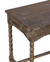Wood Side Table - Bleached