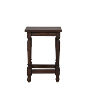 Wood Side Table - Stained
