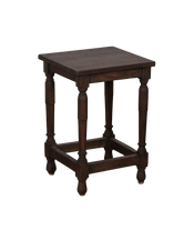 Wood Side Table - Stained