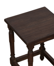 Wood Side Table - Stained