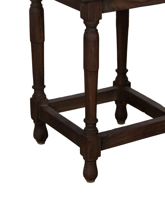 Wood Side Table - Stained