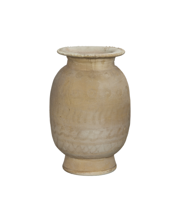 Carved Relief Urn