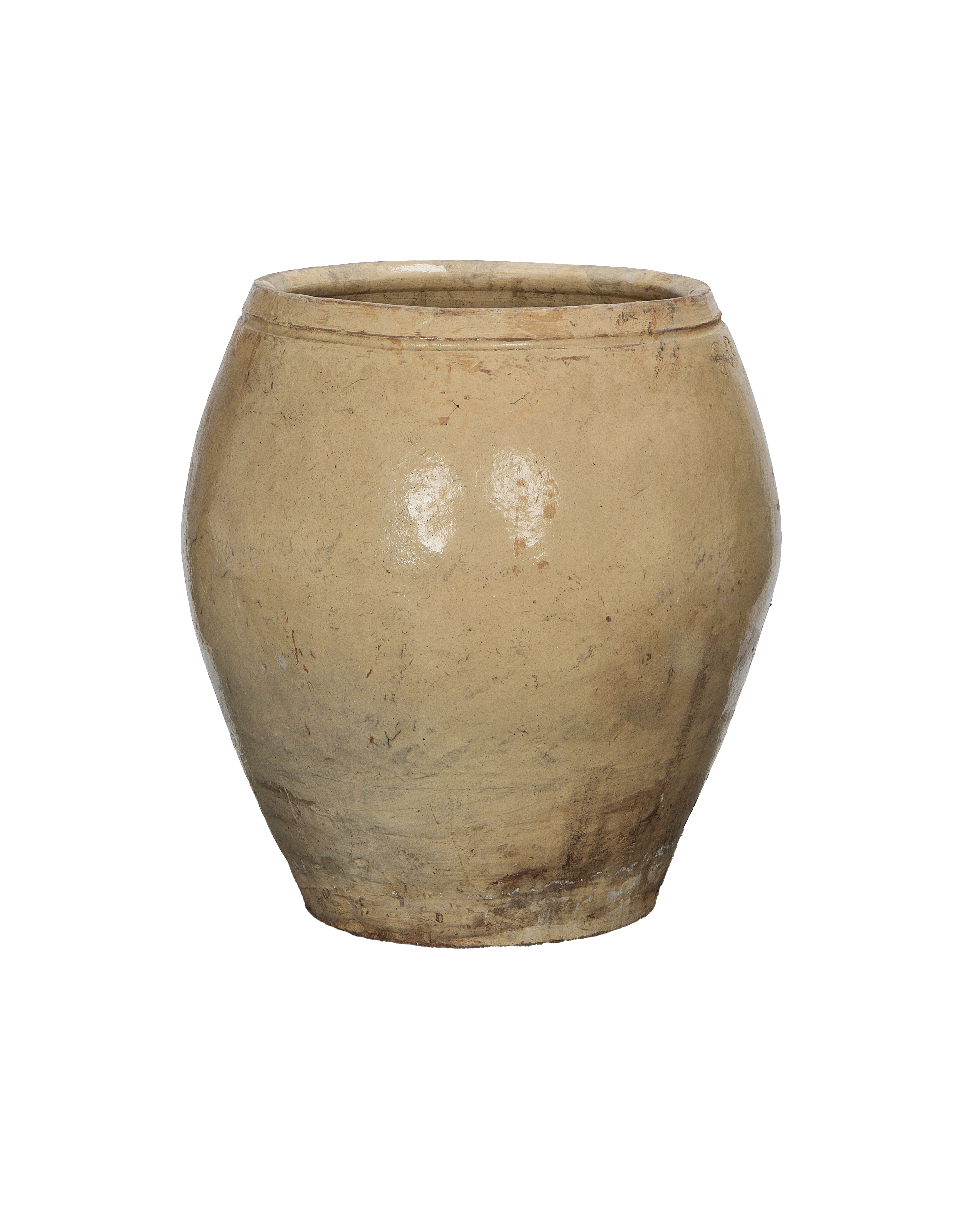 Vintage Chinese OAK Plum Planter, textured stone surface, showing unique aged patina.