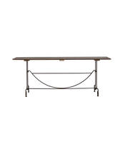 Wood & Iron Garden Table