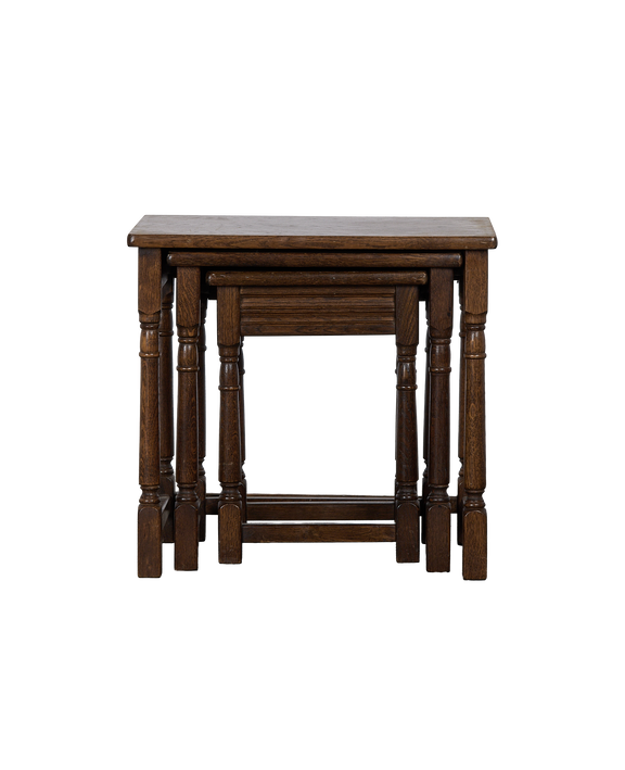 Barley Twist Nesting Tables - Set of 3