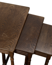 Barley Twist Nesting Tables - Set of 3