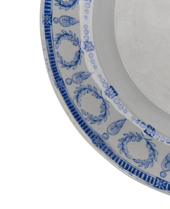 Blue Motif Plates