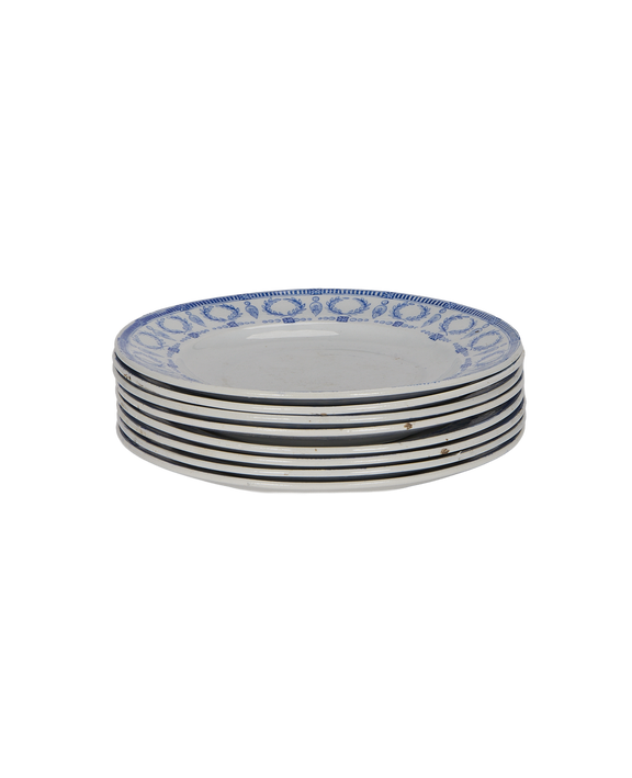 Blue Motif Plates