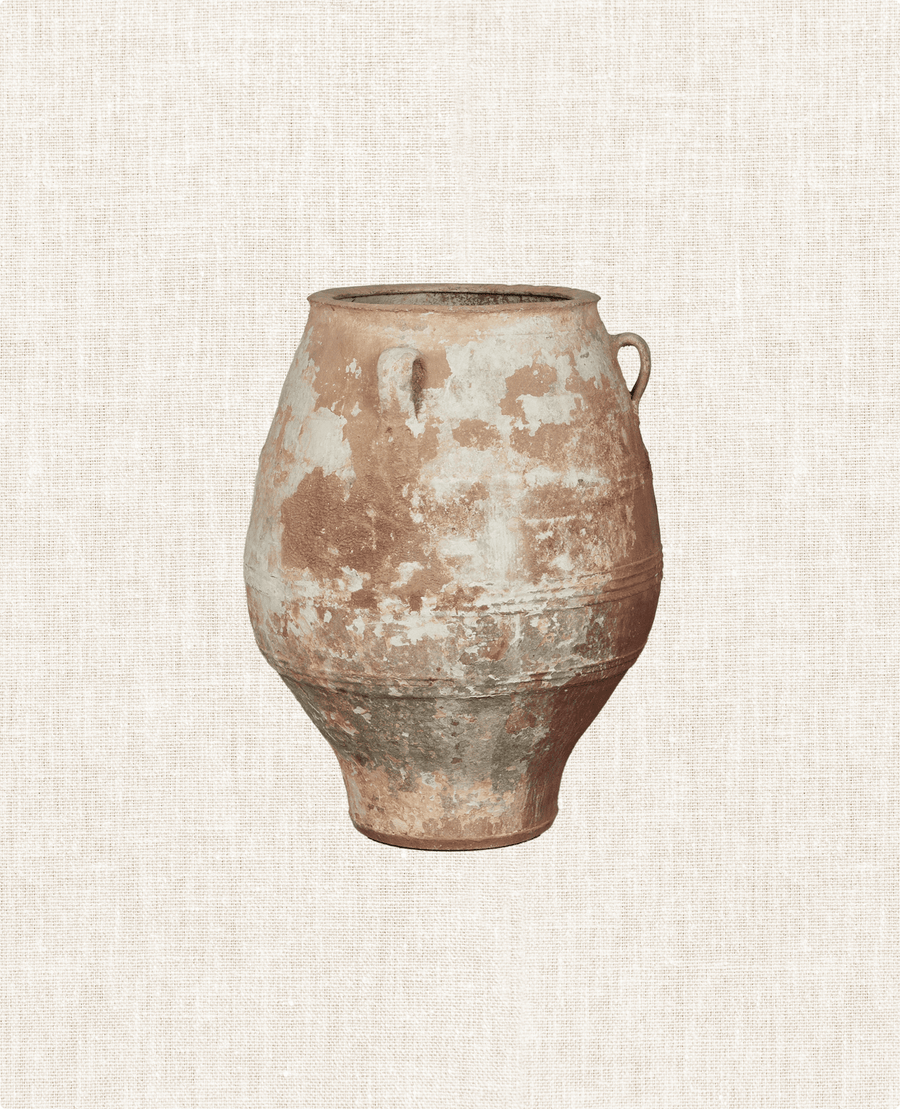 Antique Pithari Pot from Greece made of Clay