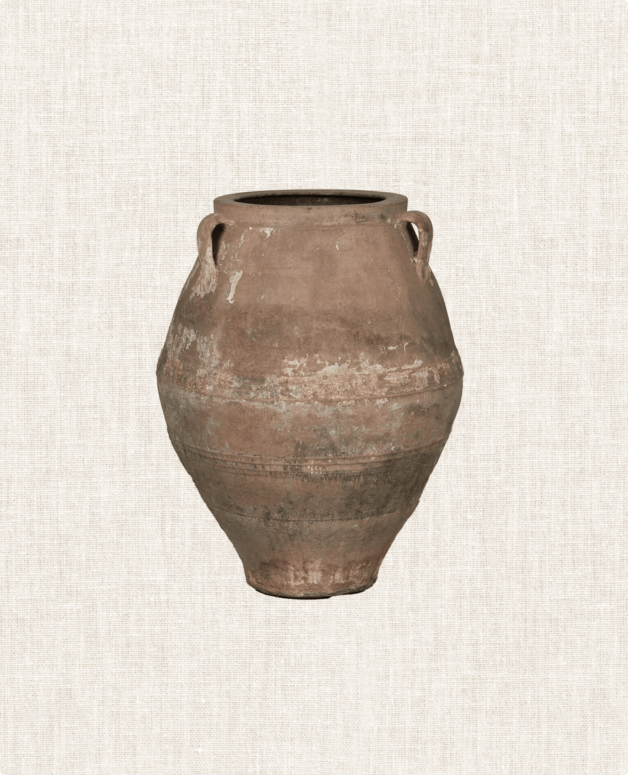 Antique Pithari Pot from Greece made of Clay