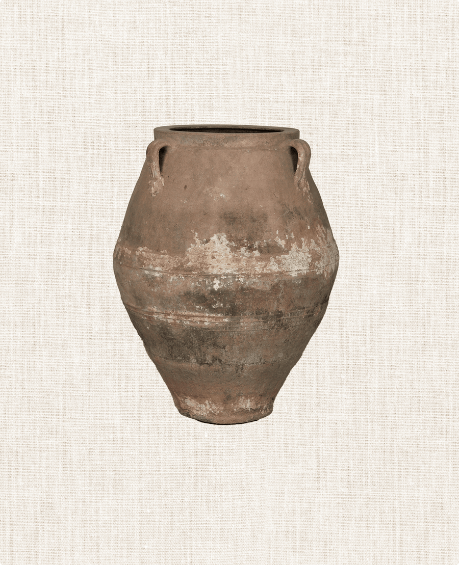 Antique Pithari Pot from Greece made of Clay