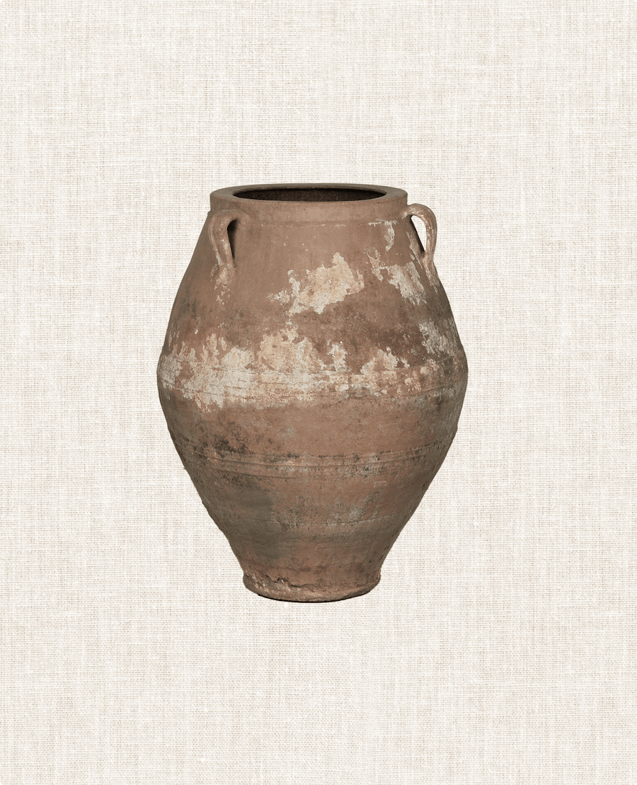 Antique Pithari Pot from Greece made of Clay