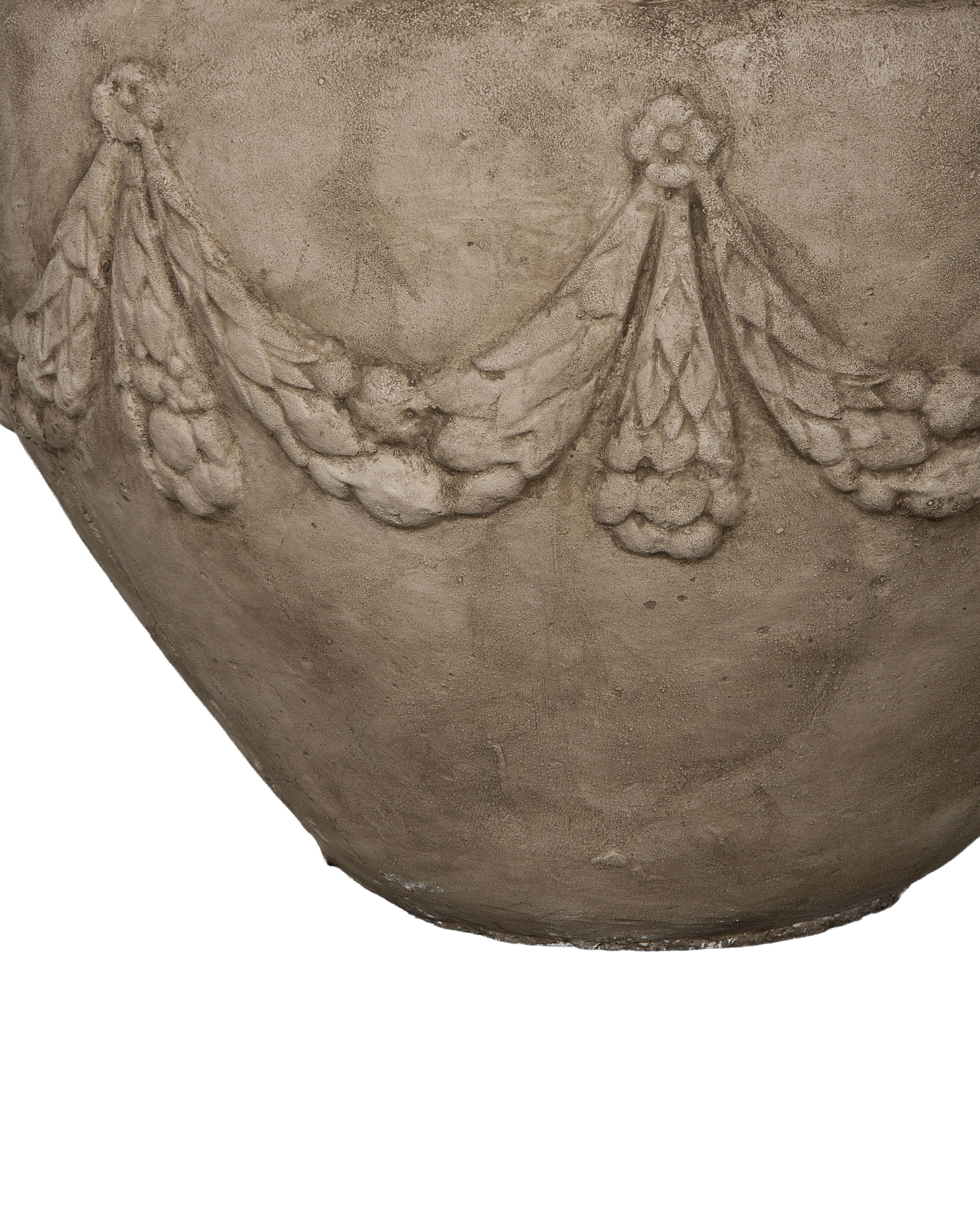 Cast Garland Fountain, cast stone, detail