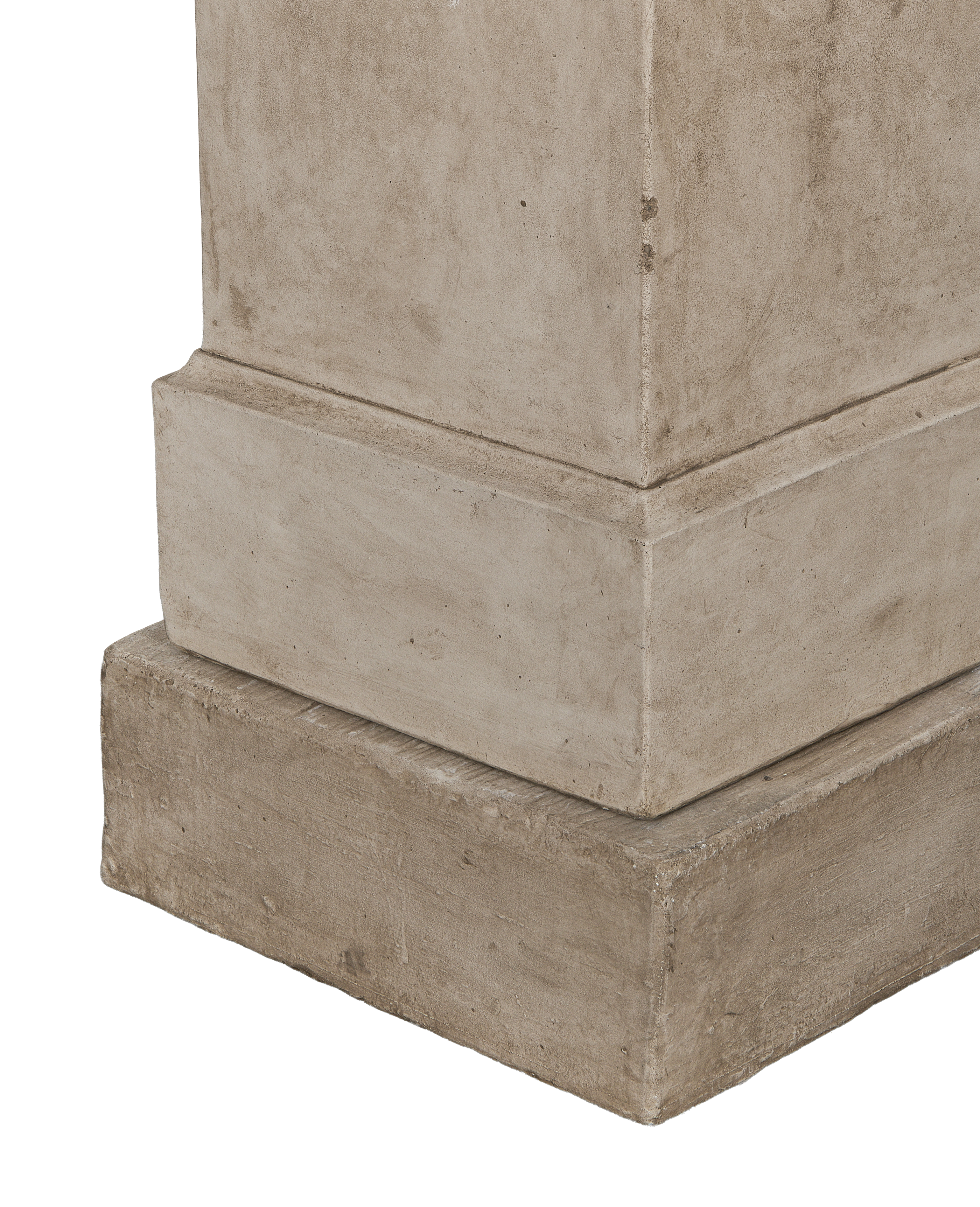 Luberon Pedestal Fountain, cast stone, detail