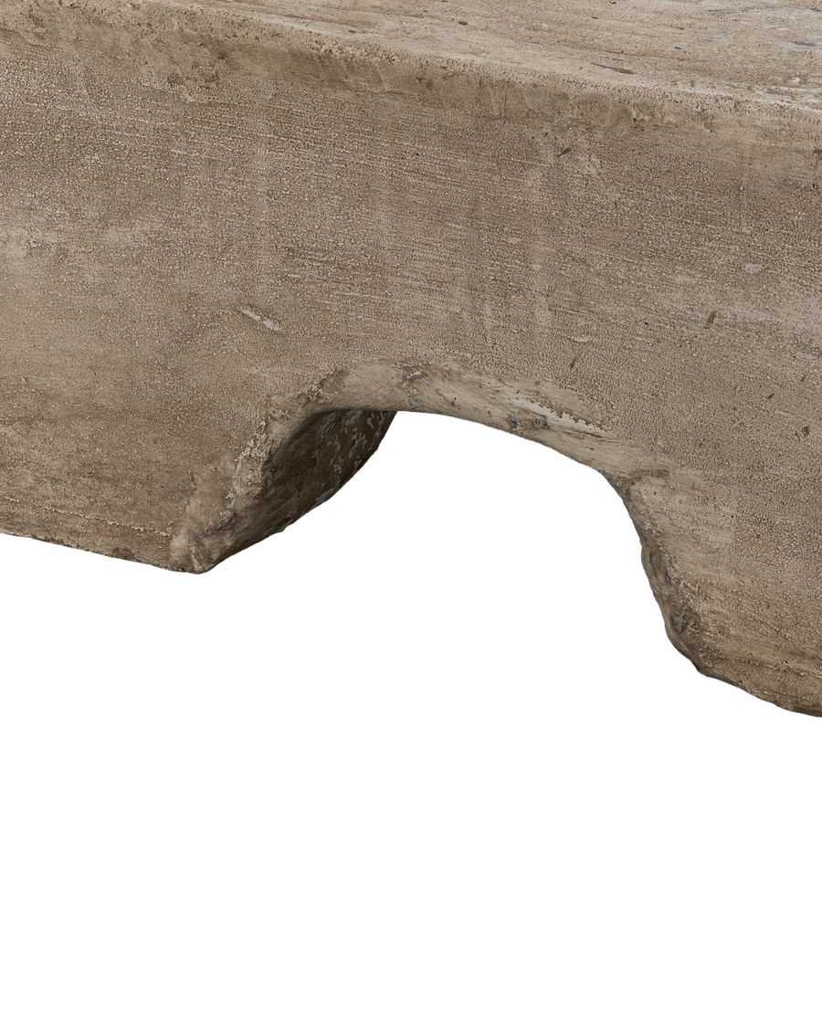 Luberon Pedestal Fountain, cast stone, detail