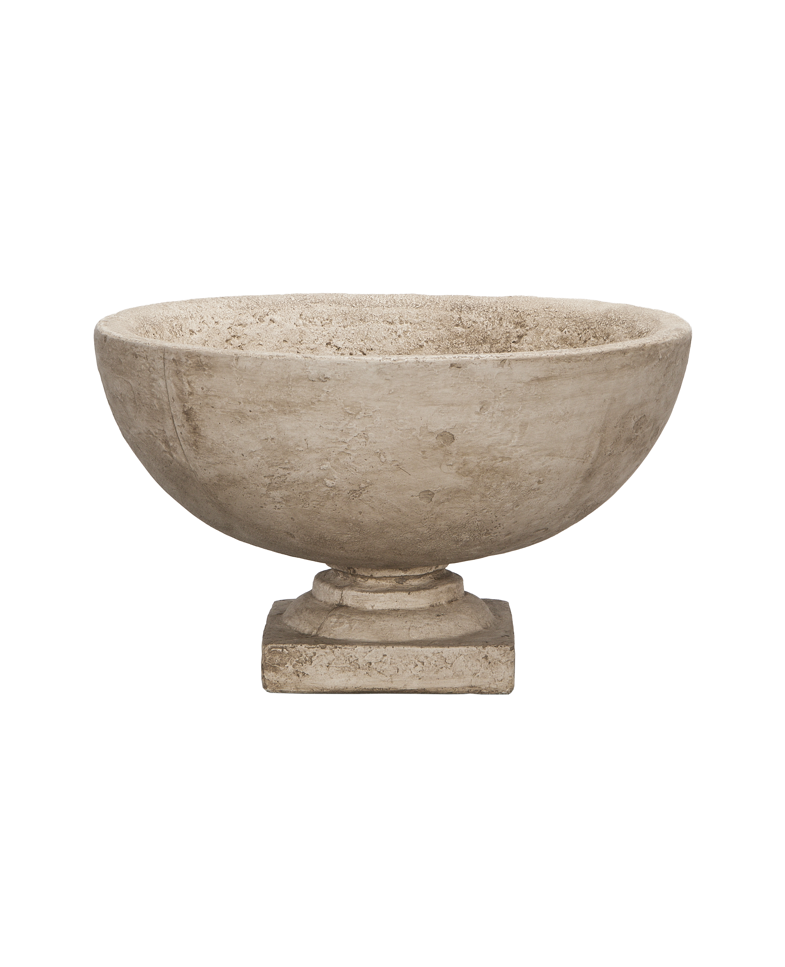Luberon Tabletop Fountain, cast stone, front view