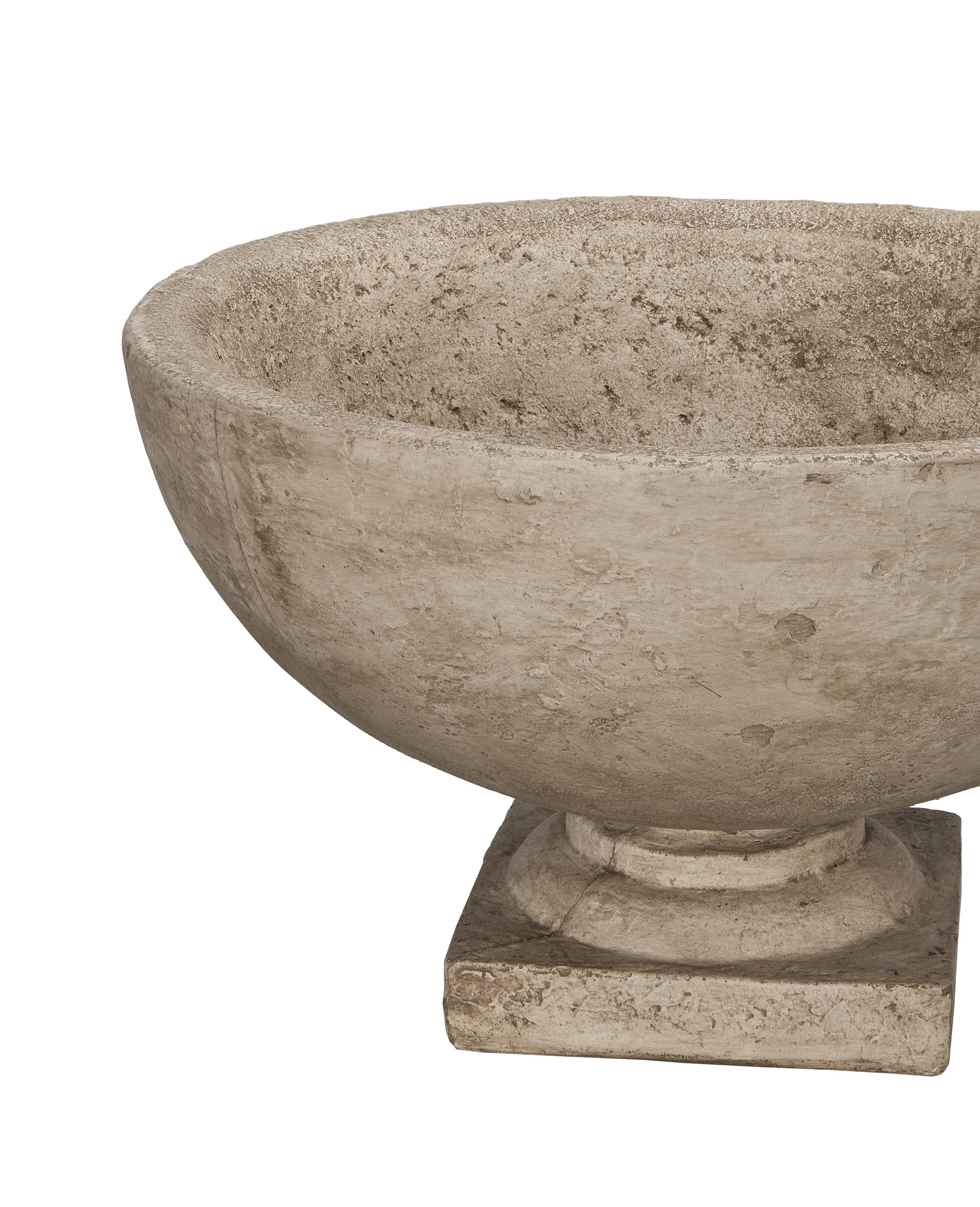 Luberon Tabletop Fountain, cast stone, detail
