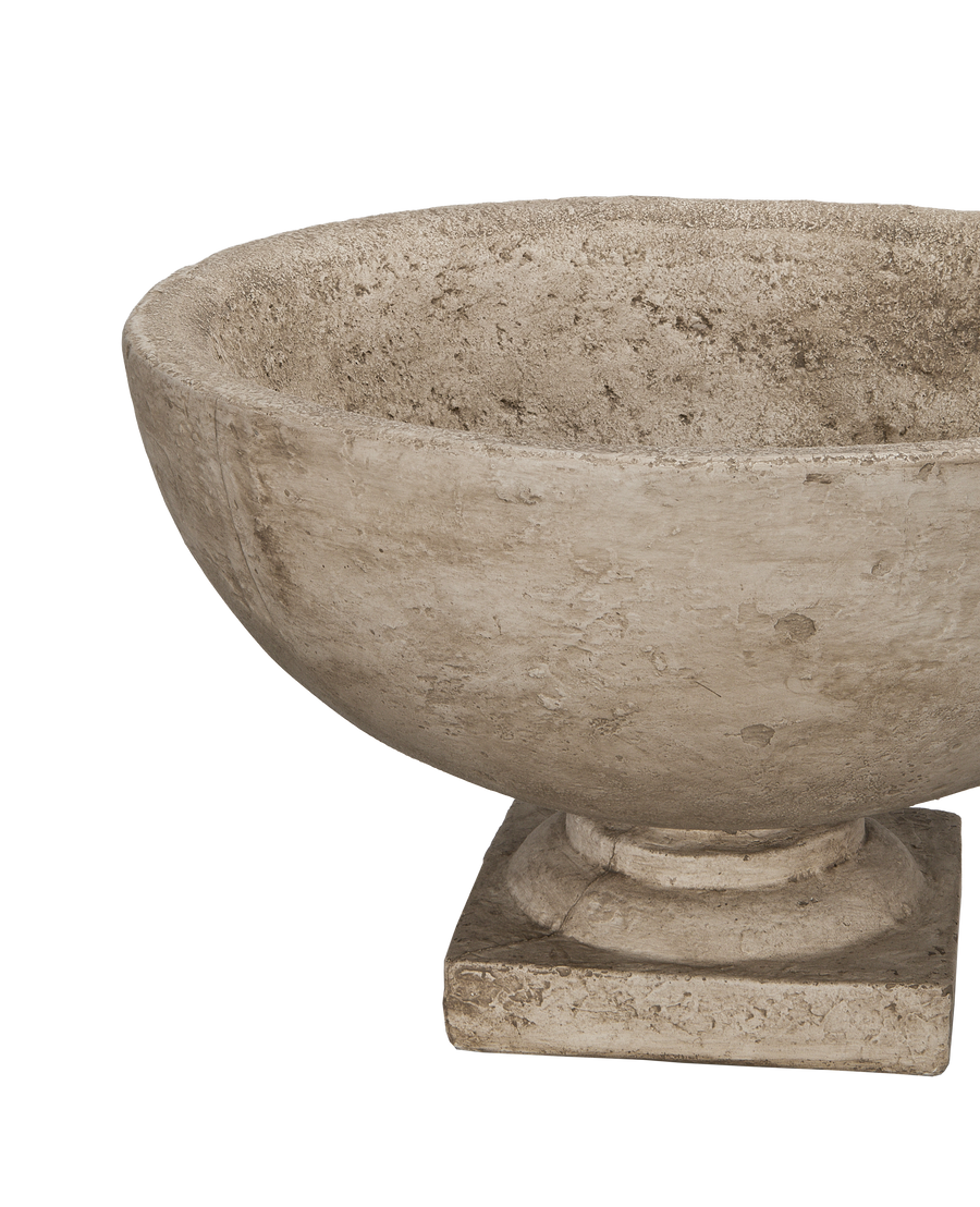 Luberon Tabletop Fountain, cast stone, detail