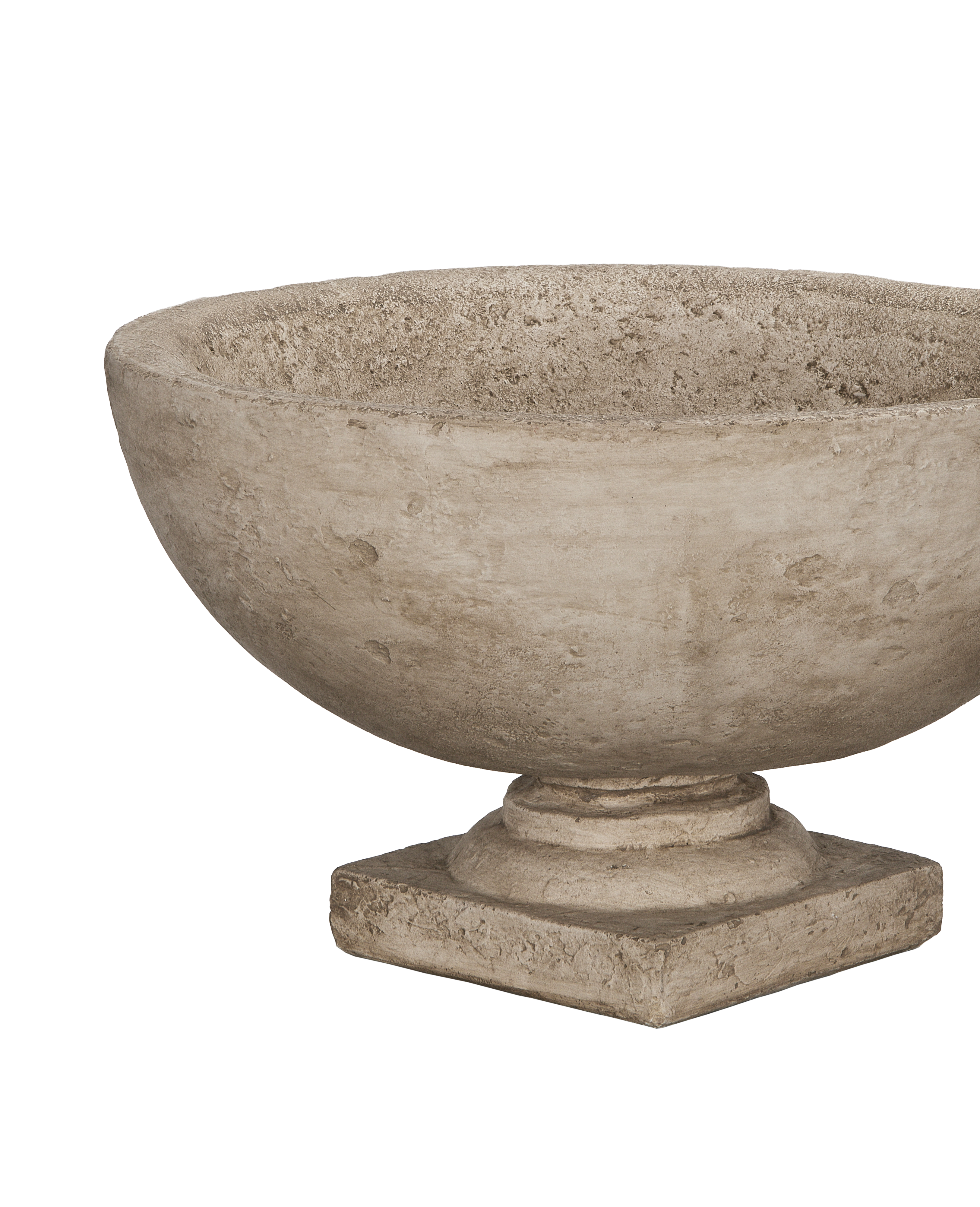 Luberon Tabletop Fountain, cast stone, detail