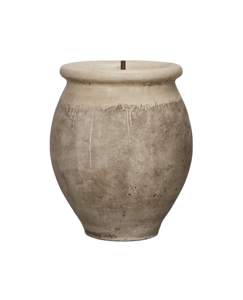 Cast Aubergine Fountain