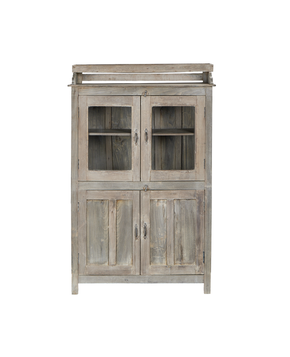 Wood Cabinet - Bleached