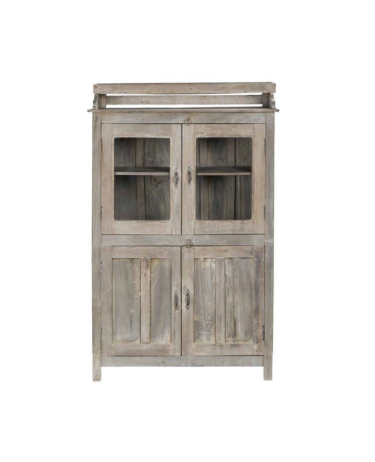 Wood Cabinet - Bleached