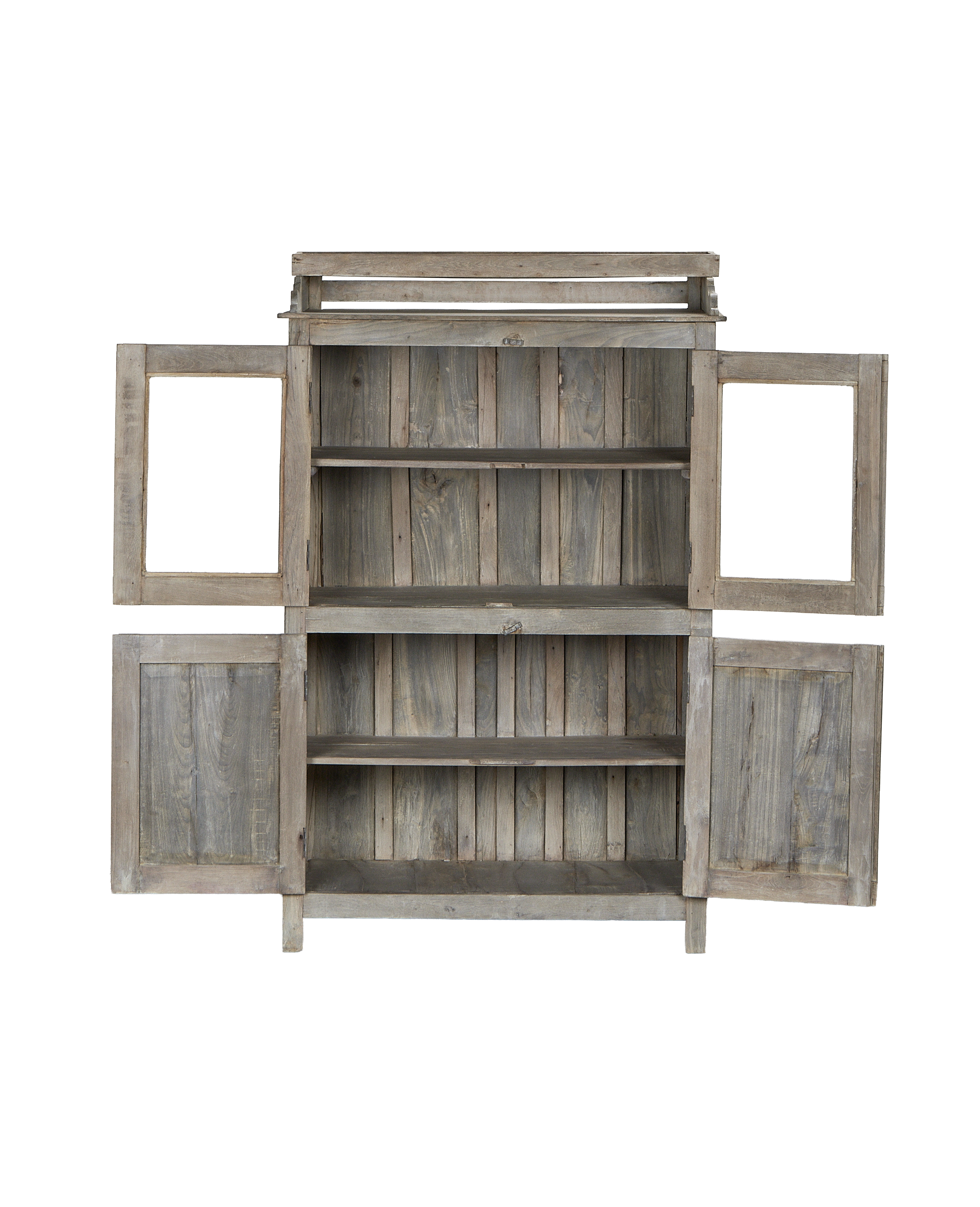 Wood Cabinet - Bleached detail view