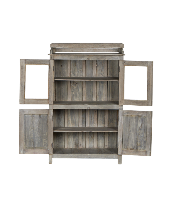 Wood Cabinet - Bleached