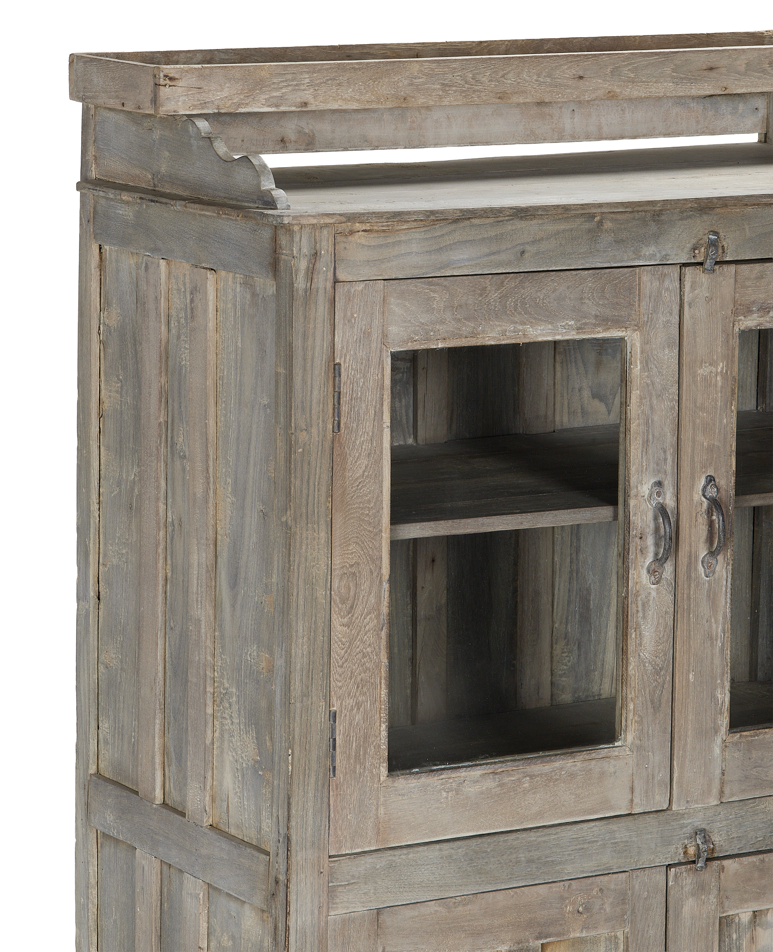 Wood Cabinet - Bleached close-up