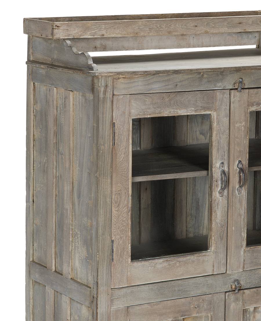 Wood Cabinet - Bleached close-up