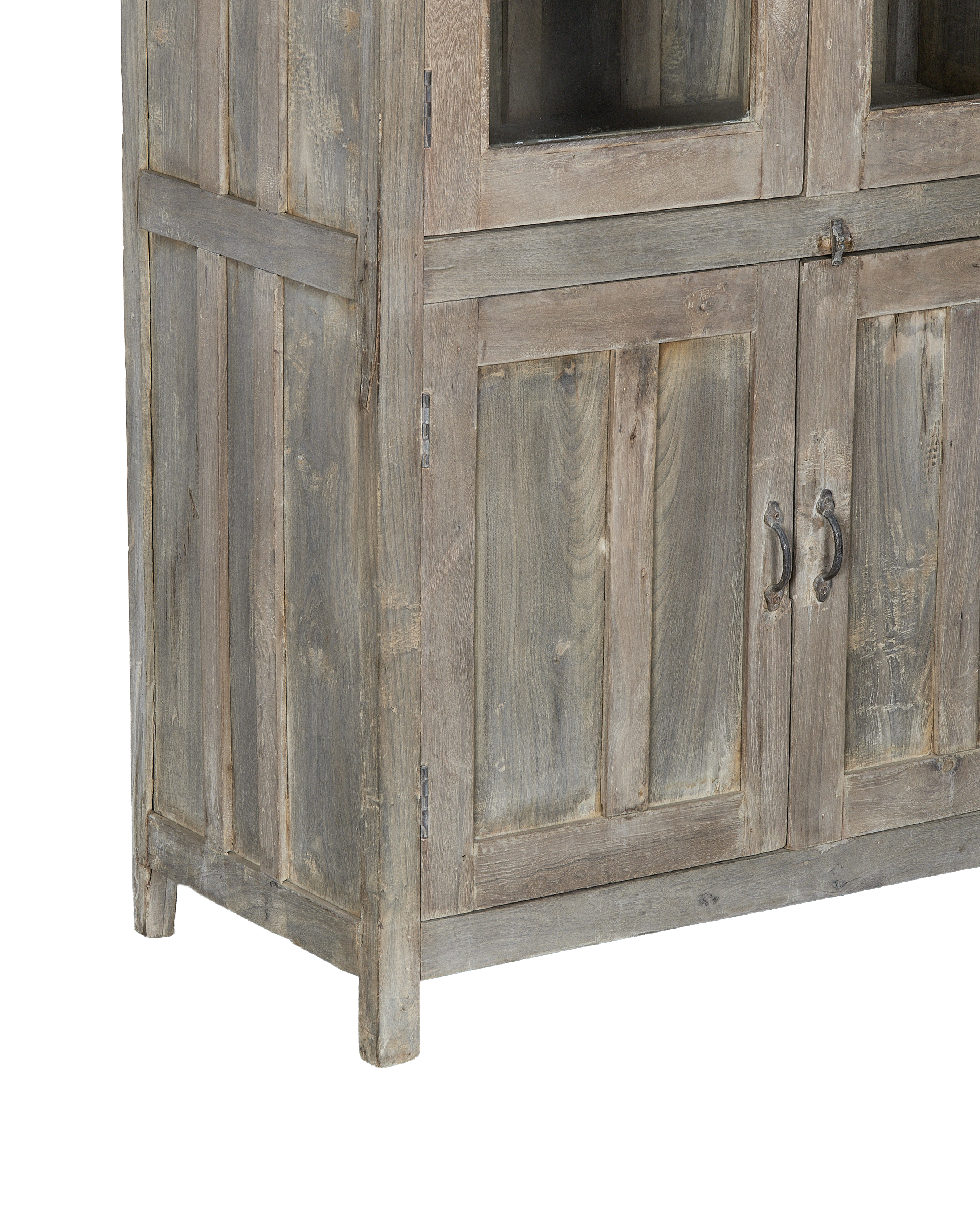 Vintage bleached oak cabinet
