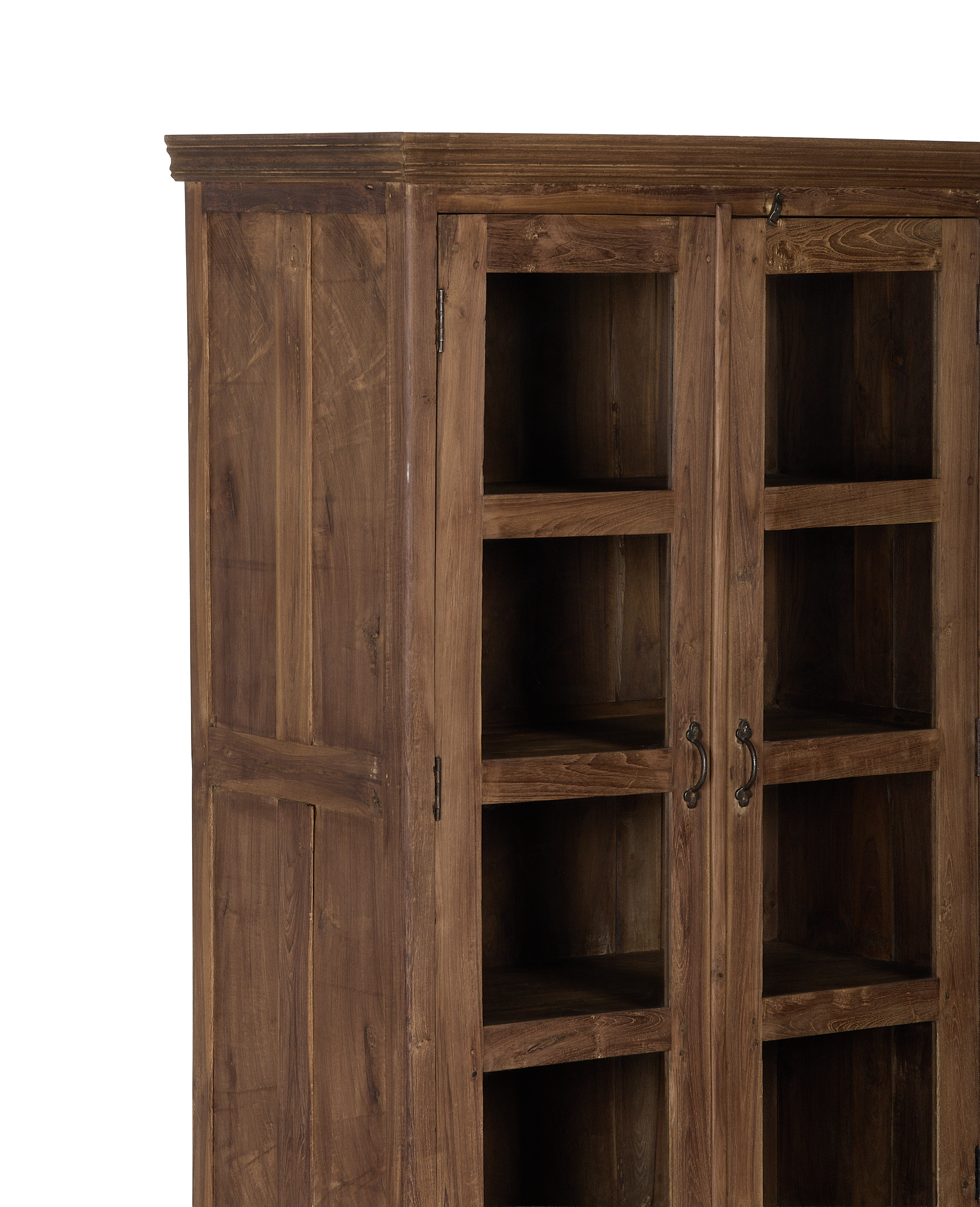 Wood Cabinet - Natural side view