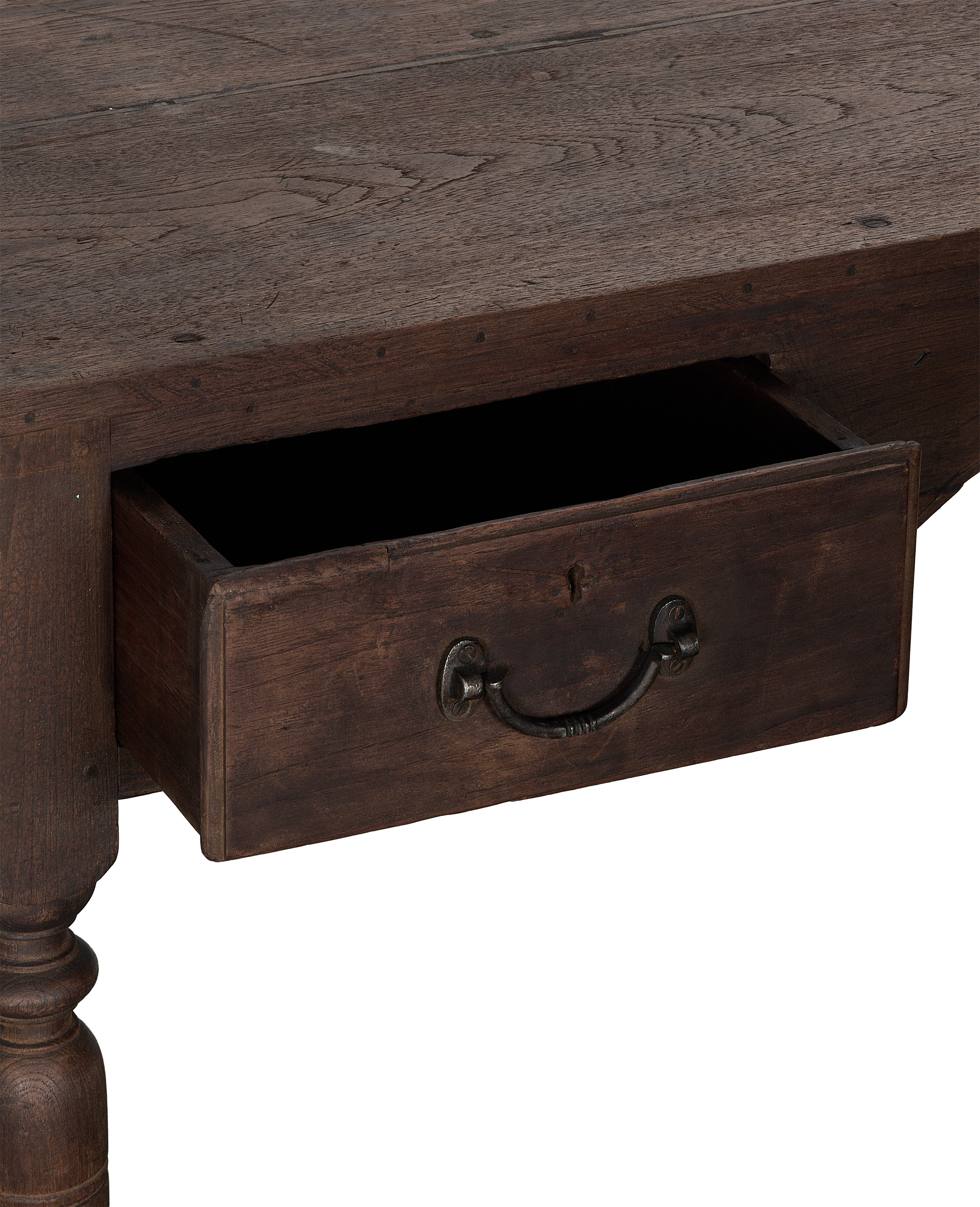 Vintage Indian oak desk