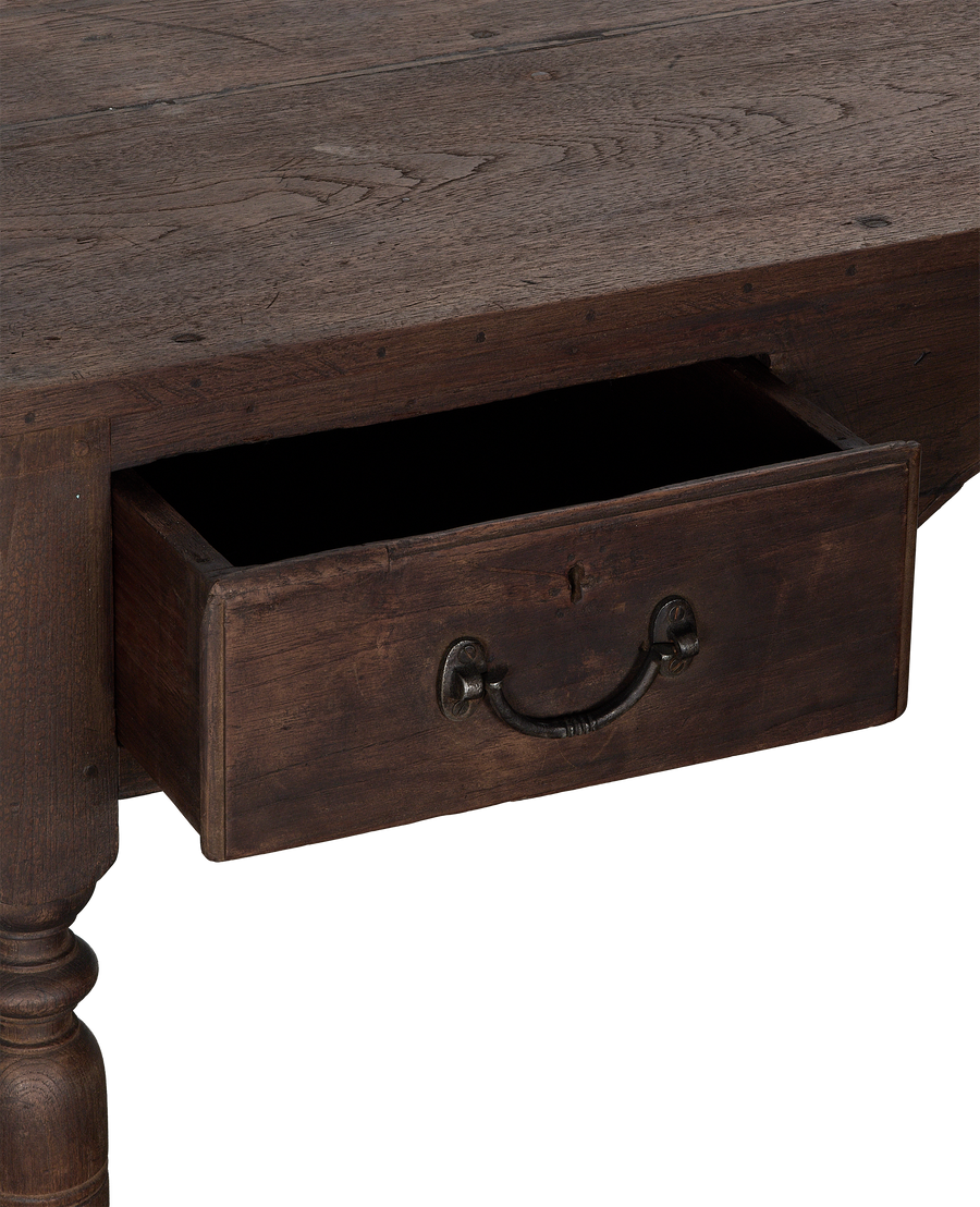 Vintage Indian oak desk
